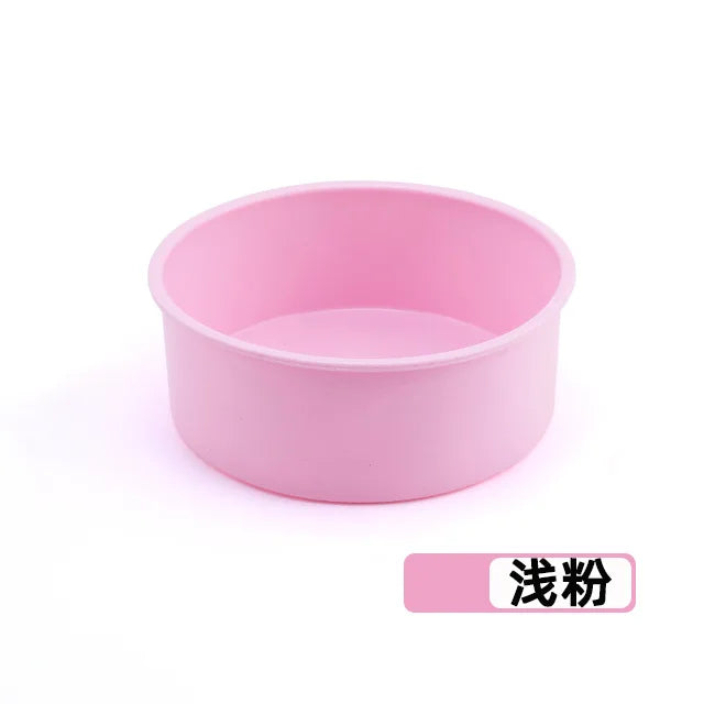 Flexible Silicone Cake Baking Mold for Round and Rectangular Cakes - 9
