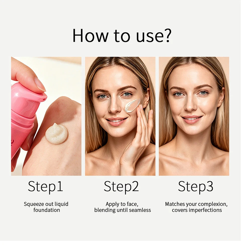 Color-Changing Foundation for Flawless Radiant Skin - 16