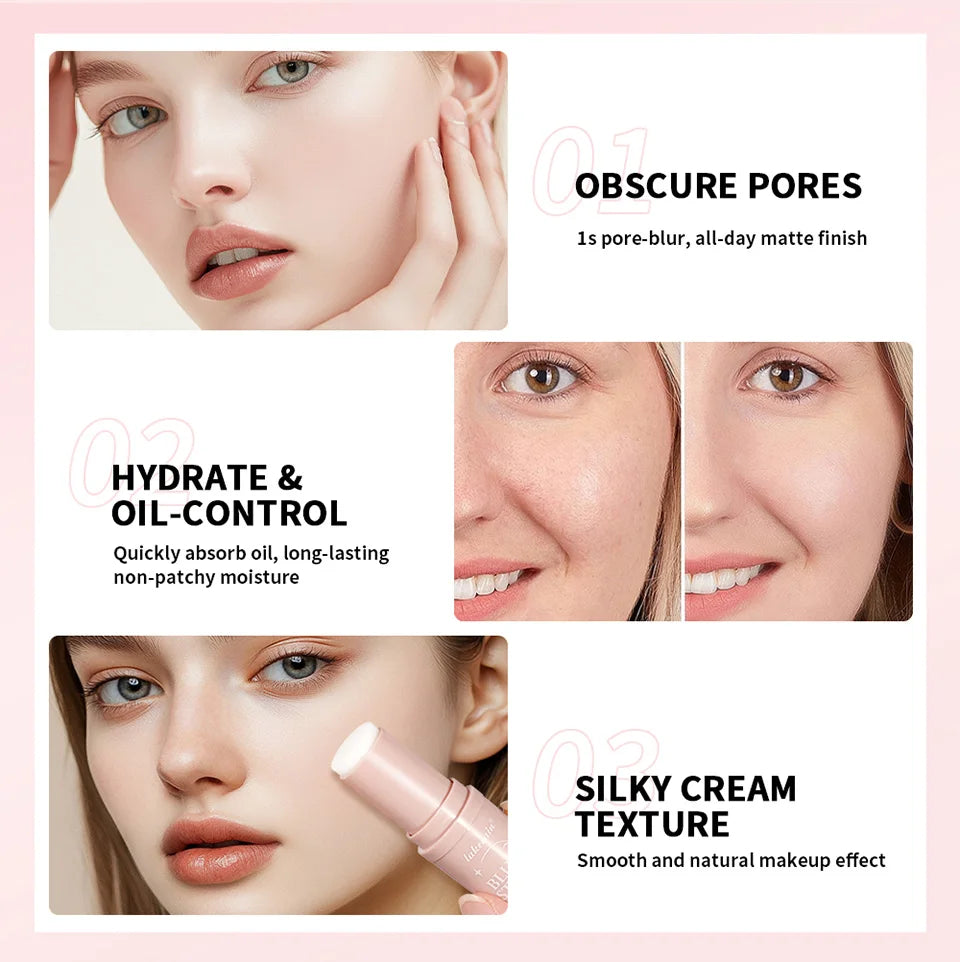 Invisible Pore Primer Stick for Smooth Matte Makeup Finish