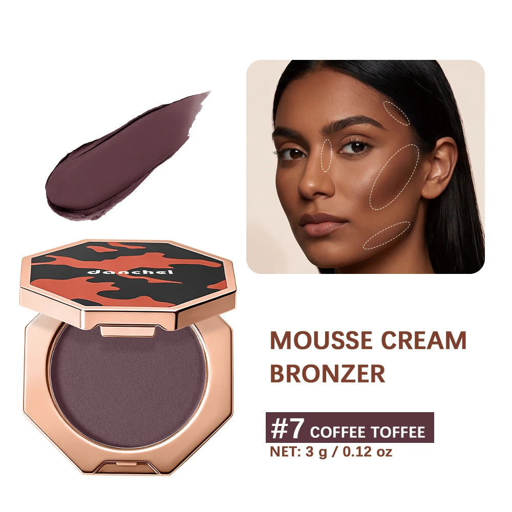 Cream Mousse Bronzer for Sculpting and Face Contouring - 20