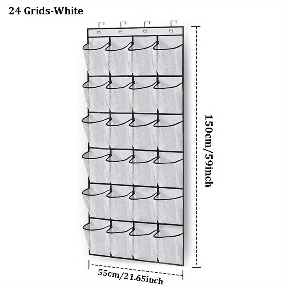 Over-the-Door Hanging Shoe and Accessory Organizer