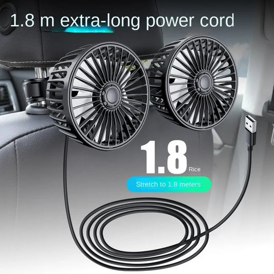 Adjustable USB Powered Car Backseat Cooling Fan