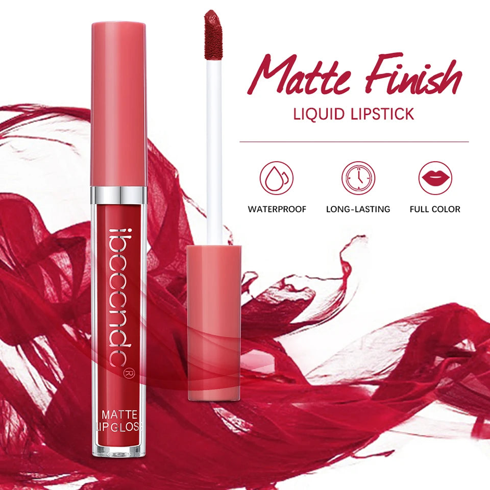 Waterproof Matte Liquid Lipstick Long-Lasting Lip Gloss - 7