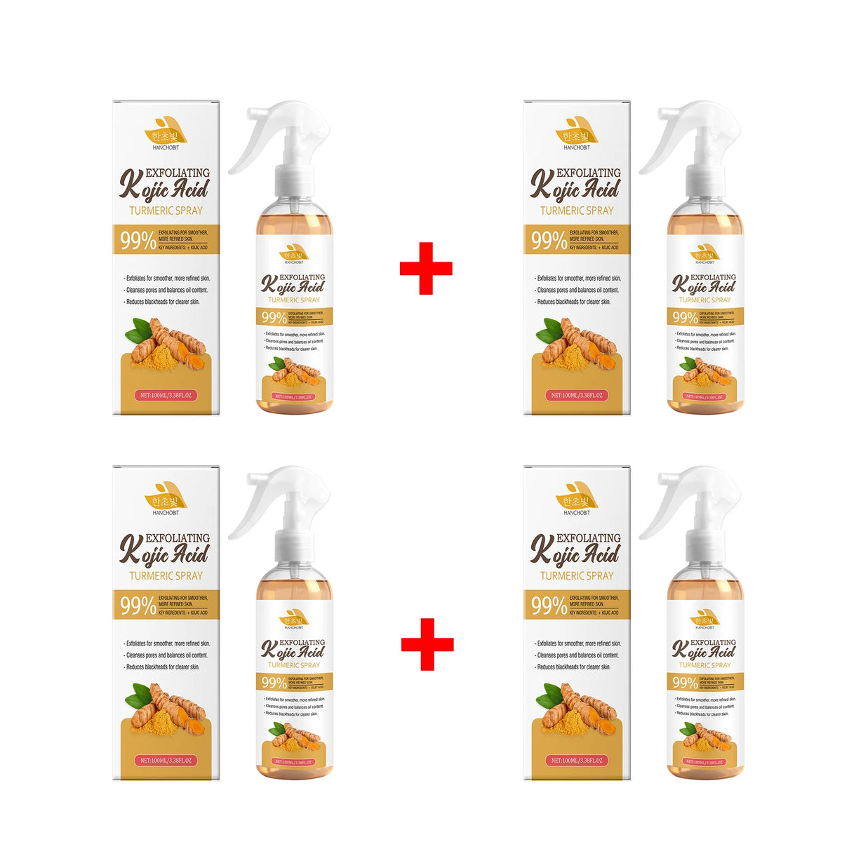 Kojic Acid Turmeric Exfoliating Facial Spray