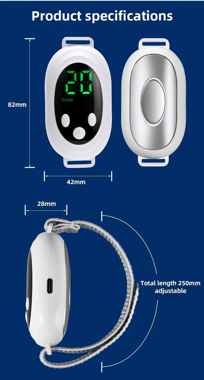 Microcurrent Handheld Sleep Aid and Stress Relief Device - 16