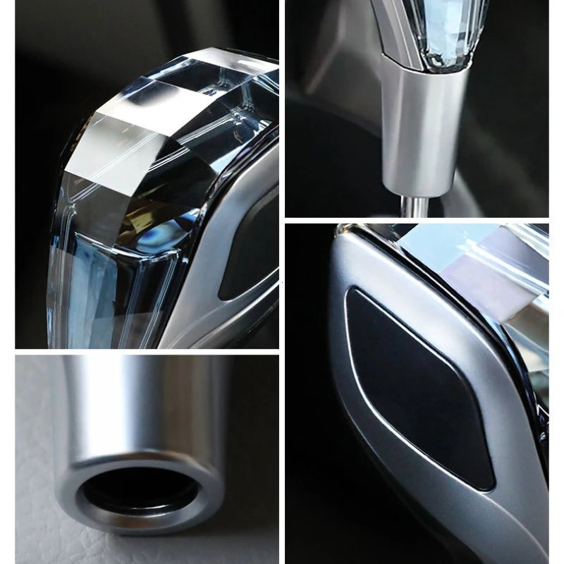 Universal Crystal LED Touch-Activated Gear Shift Knob