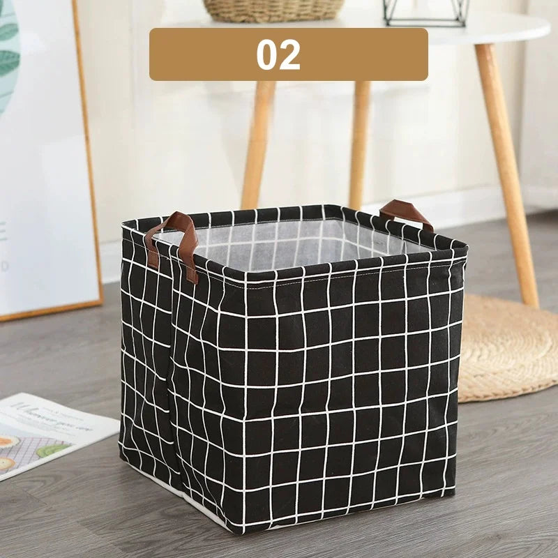 Collapsible Fabric Storage Basket for Home Organization - 14