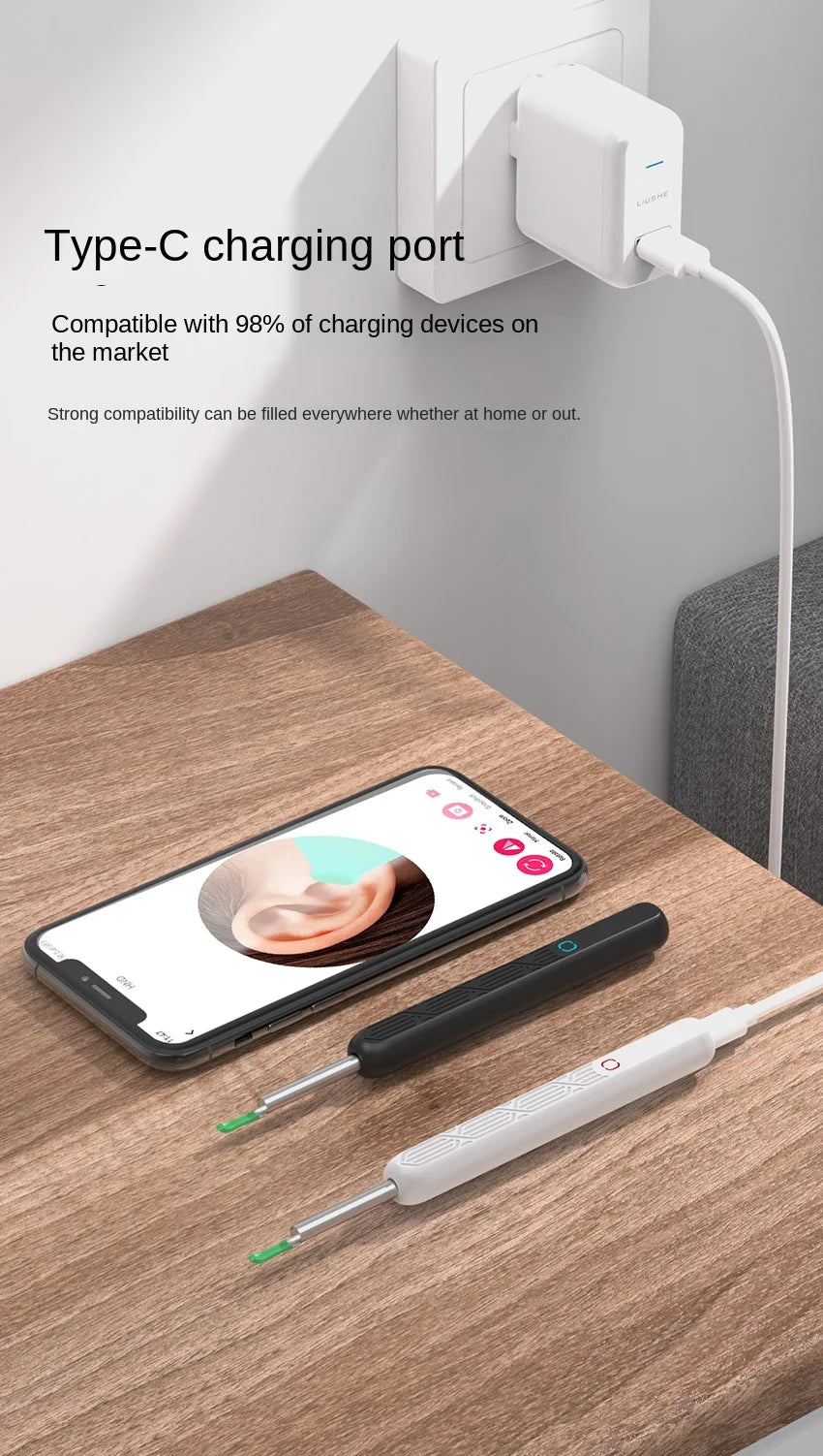 Visual Ear Wax Removal Tool with HD Camera
