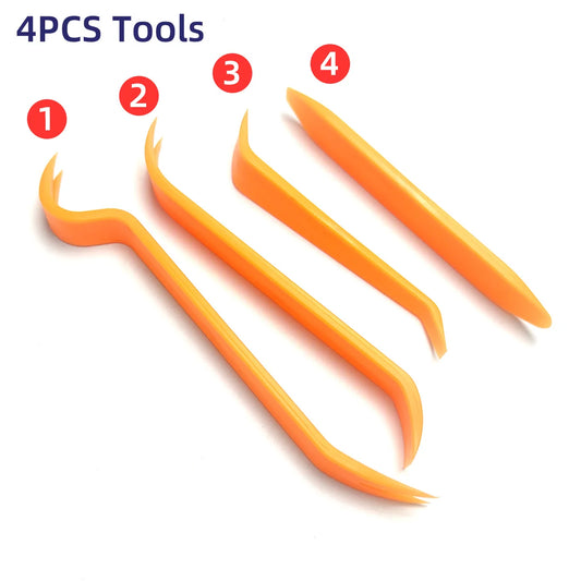4 Piece Car Interior Trim Removal Tool Set Auto Panel Dashboard Kit
