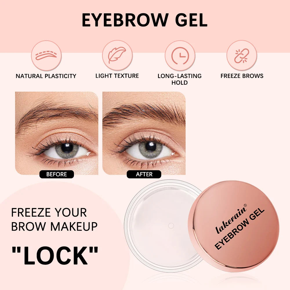 Waterproof Transparent Eyebrow Styling Gel for Natural Lifted Brows