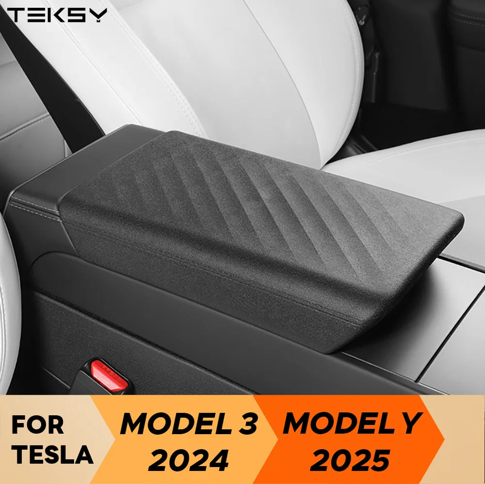 Center Armrest Console Cover Protector for Tesla Model 3 and Model Y - 1