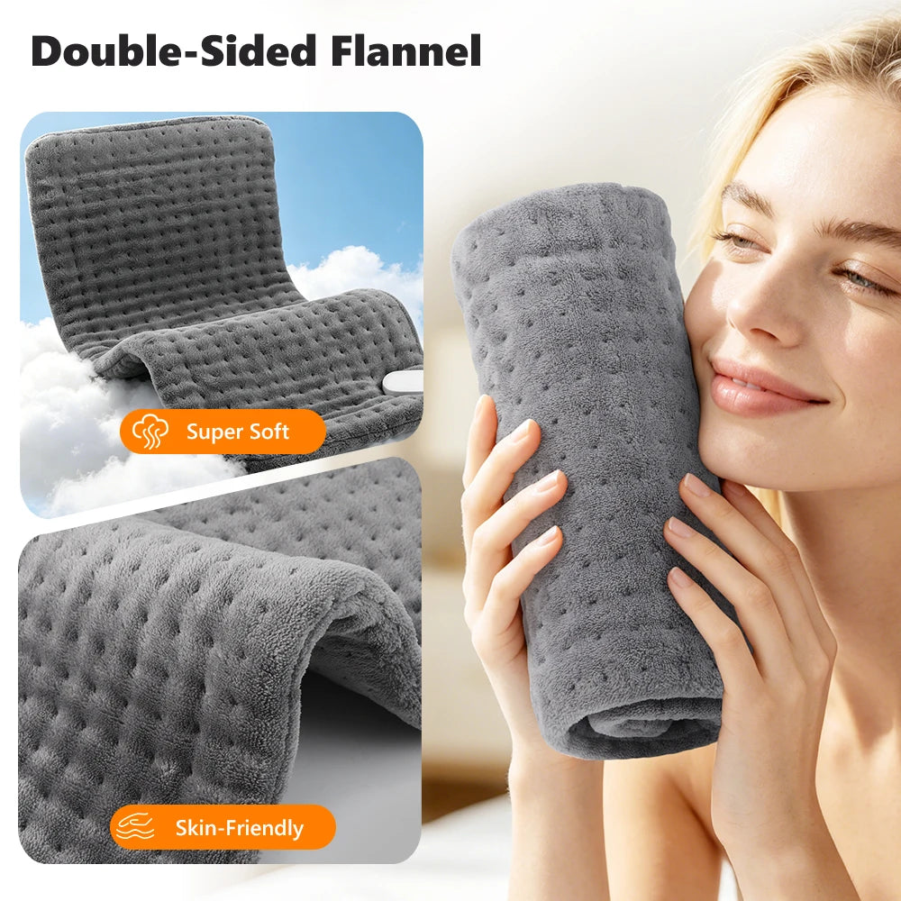 Electric Heating Pad for Back Pain and Muscle Relief - 12