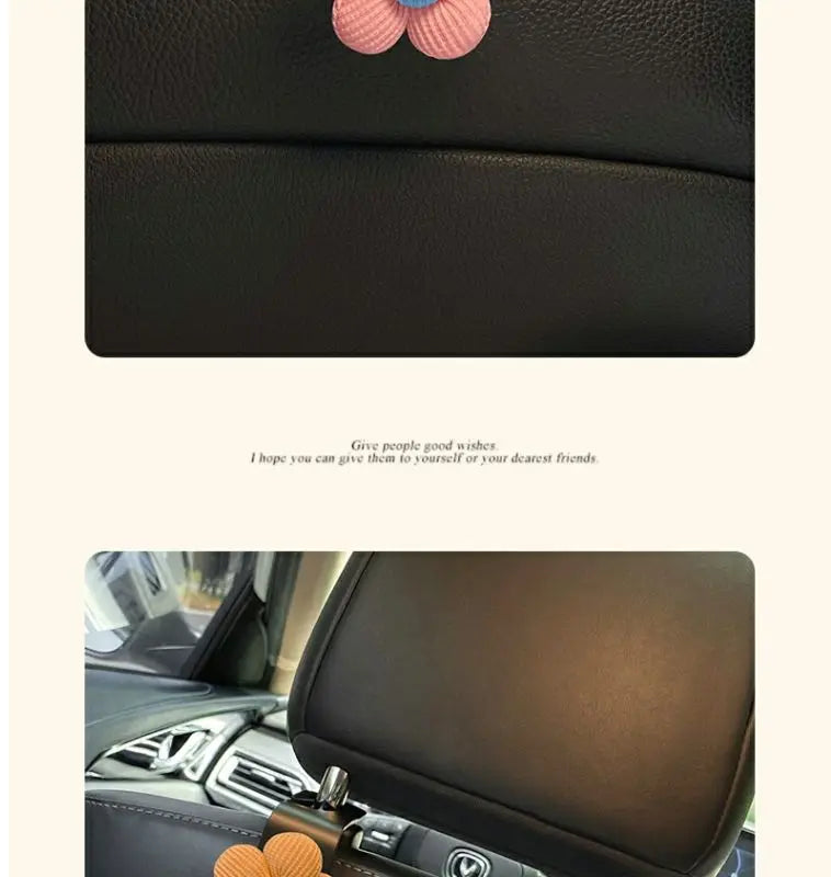 Universal Car Seat Headrest Flower Hook Organizer - 18