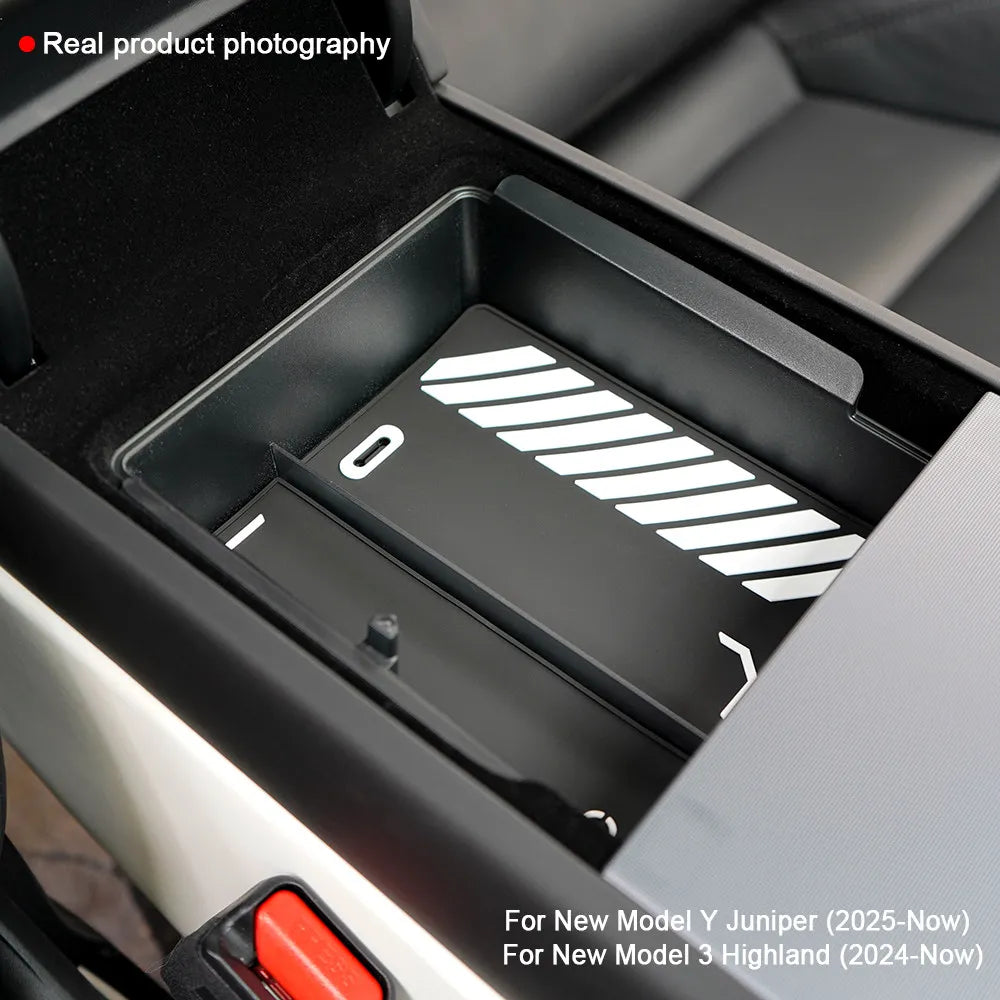 Interior Armrest Storage Organizer for Model Y - 8