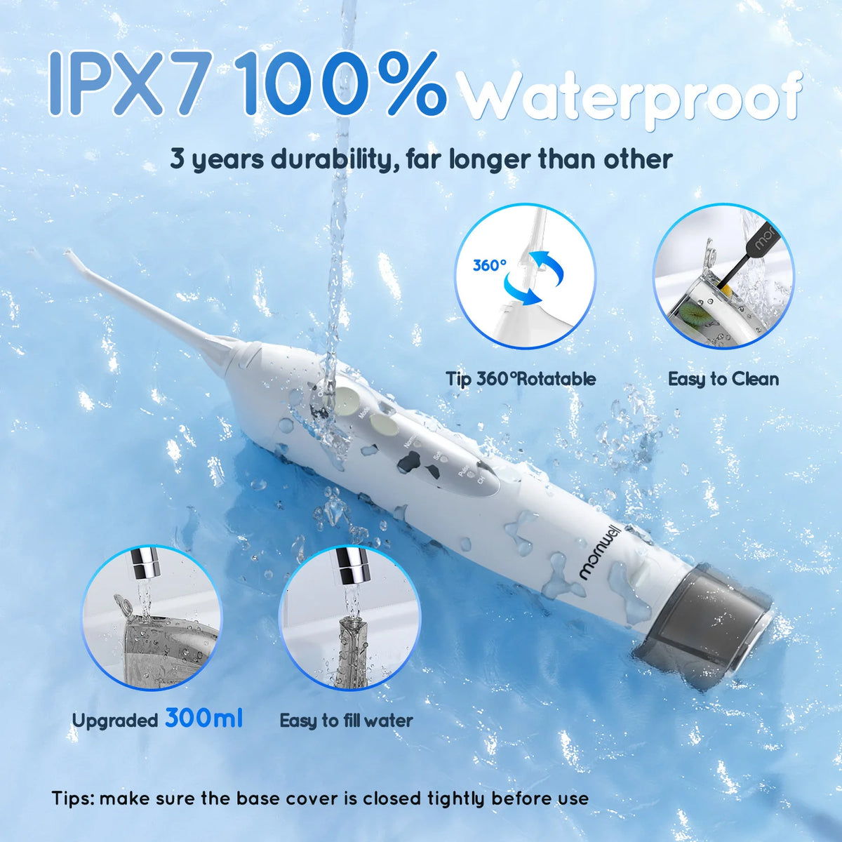Portable Oral Care Kit: Water Flosser & Electric Toothbrush Set