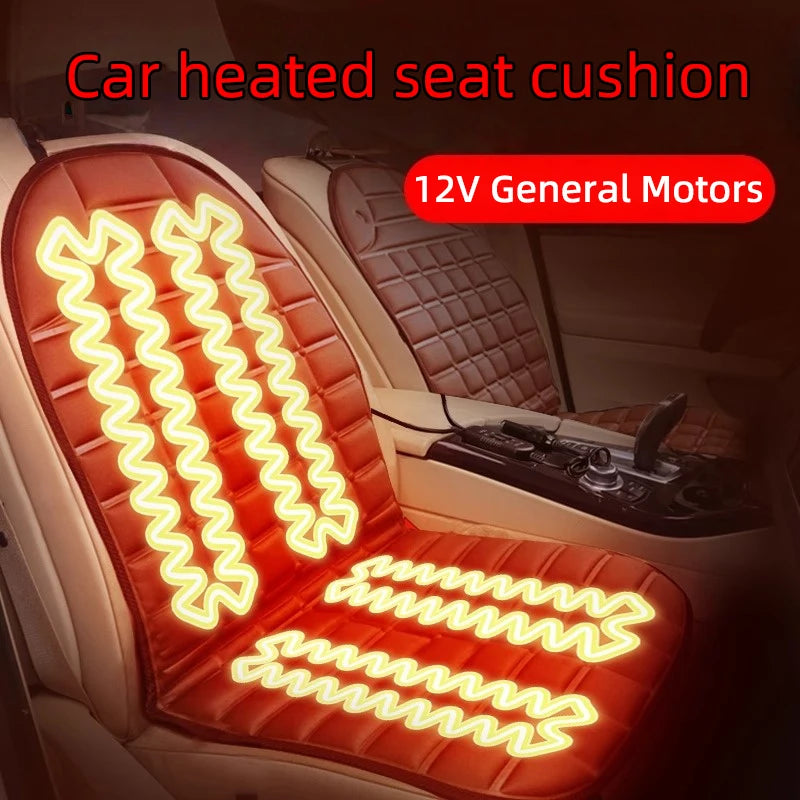 12V Heated Car Seat Cushion for Winter Comfort
