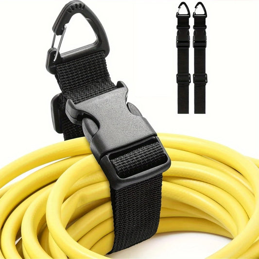 Adjustable Heavy-Duty Storage Straps for Hoses and Cables