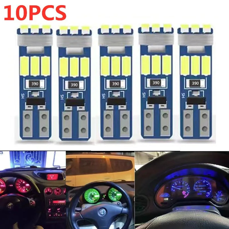 T5 LED Dashboard Gauge Light Bulbs Super Bright Instrument Cluster Lamp