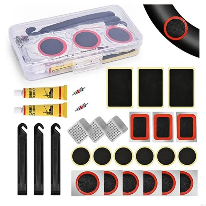 Portable Bicycle Tire Repair Kit for Quick Puncture Fixes