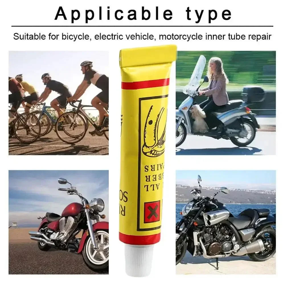 Instant Bicycle Tire Puncture Repair Glue - 5