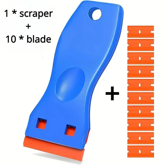 Heavy Duty Plastic Scraper Tool for Decal and Adhesive Removal