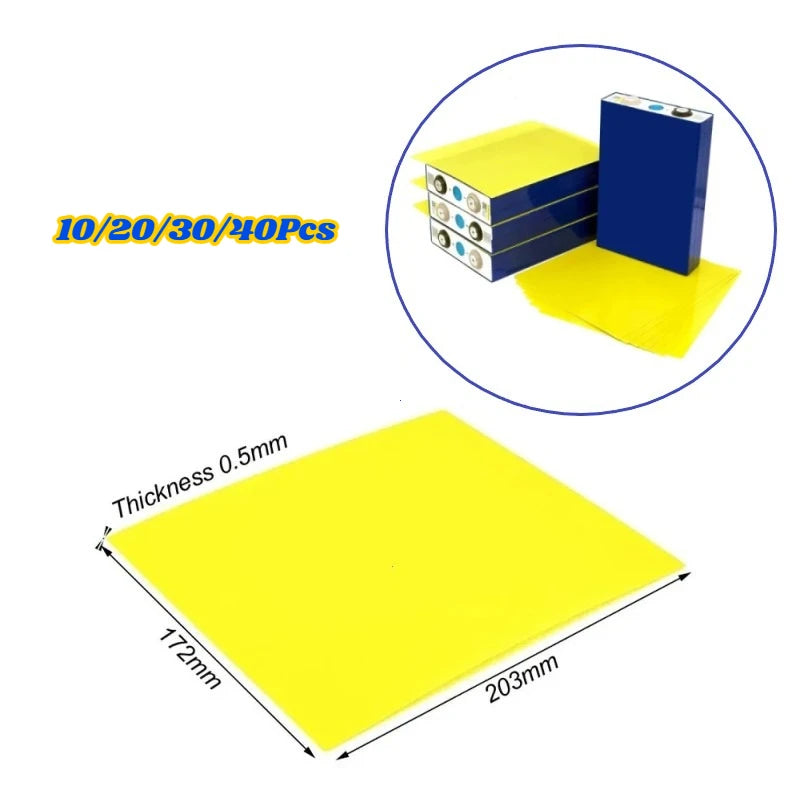 Fiberglass Insulation Sheet for LiFePO4 Battery Packs - 1