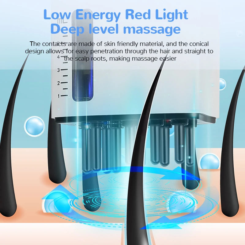 Electric Scalp Massager and Hair Growth Oil Applicator - 3