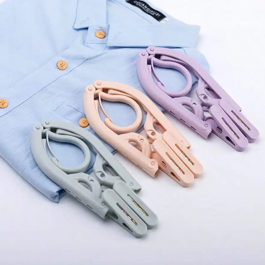 Portable Folding Clothes Hangers for Travel - 13