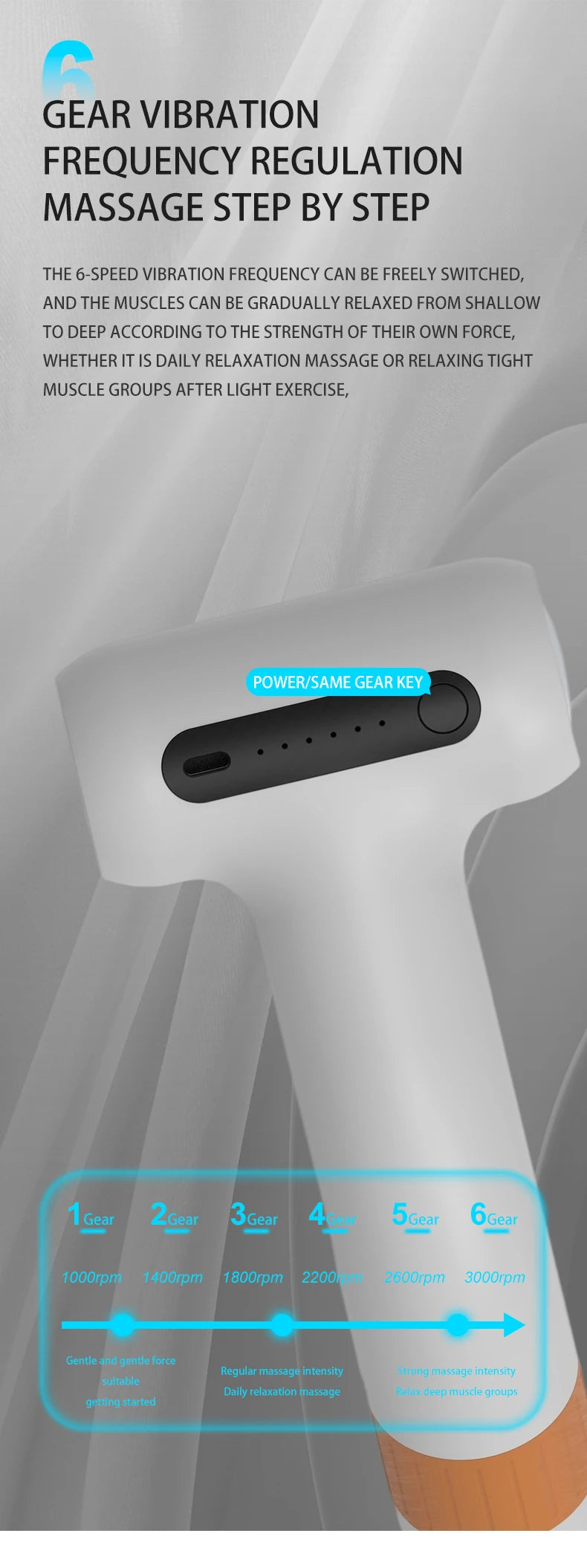 Dual-Head Percussion Massage Gun for Full Body Muscle Recovery
