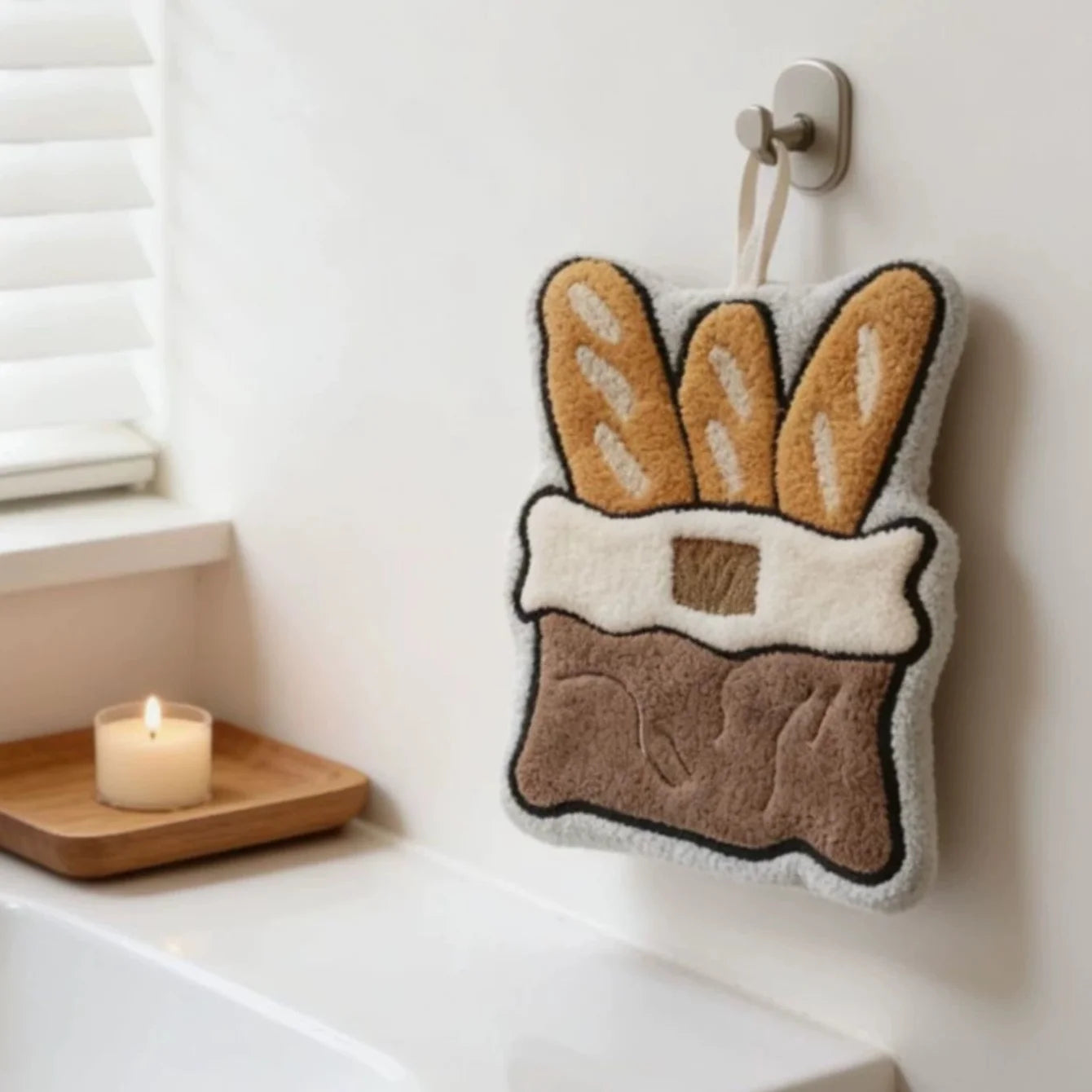 Quick-Drying Hanging Decorative Hand Towel for Kitchen and Bathroom - 7