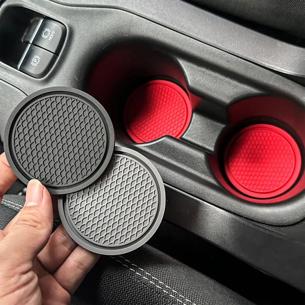 Non-Slip Car Cup Holder Coaster Inserts