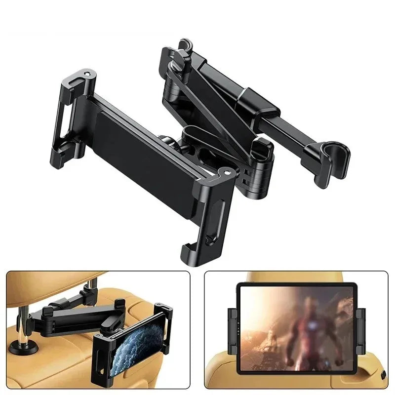 Telescopic Car Headrest Phone and Tablet Mount - 5