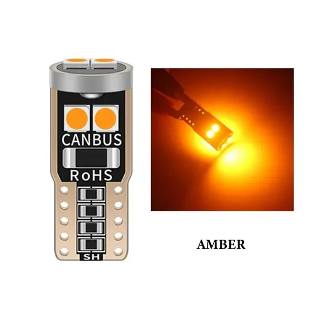T10 W5W Canbus Error-Free LED Interior and License Plate Bulbs