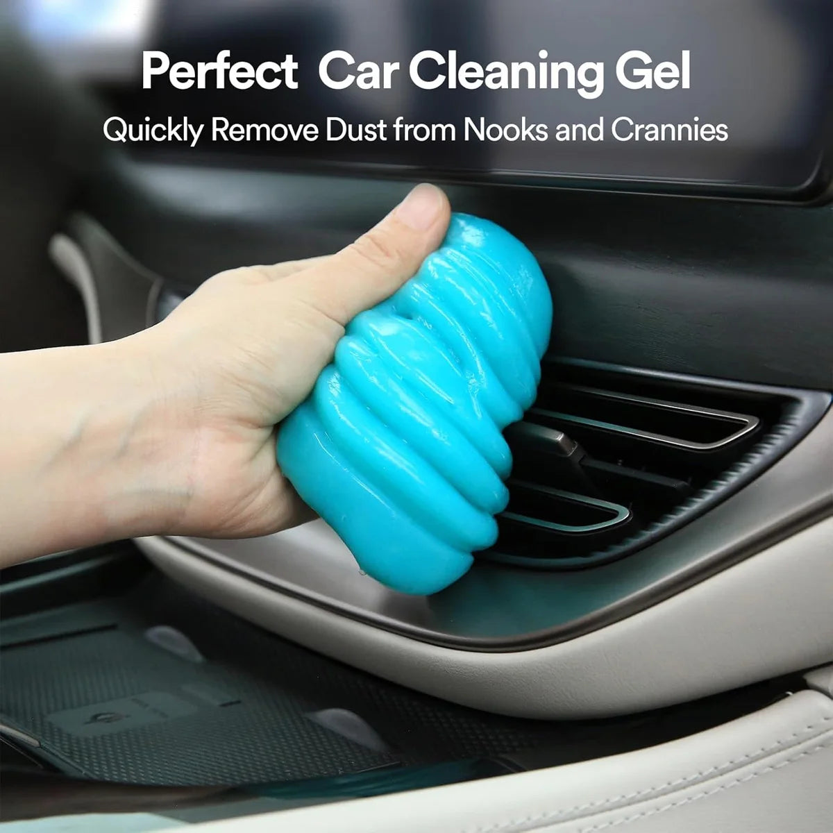 Universal Dust Cleaning Gel for Car Interiors and Electronics - 3