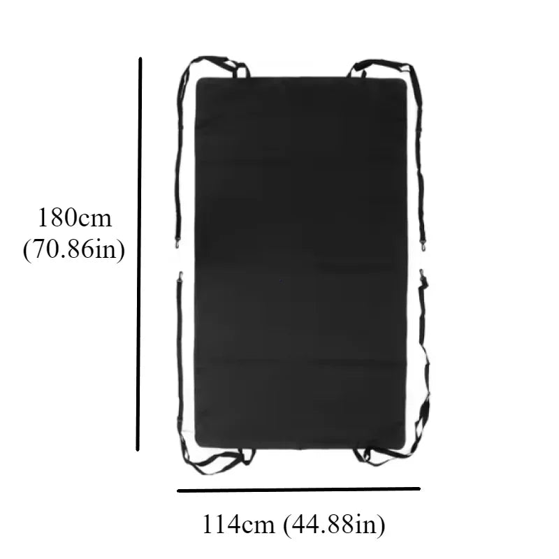 Waterproof RV Rear Barn Door Awning Sunshade - 11