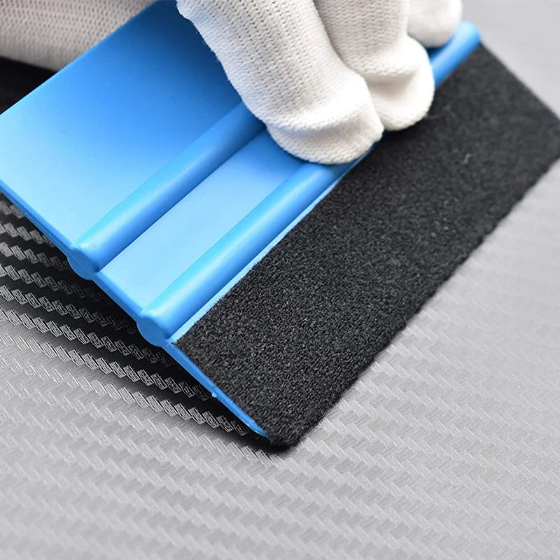 Non-Scratch Vinyl Wrap Squeegee with Felt Edge for Car Decals
