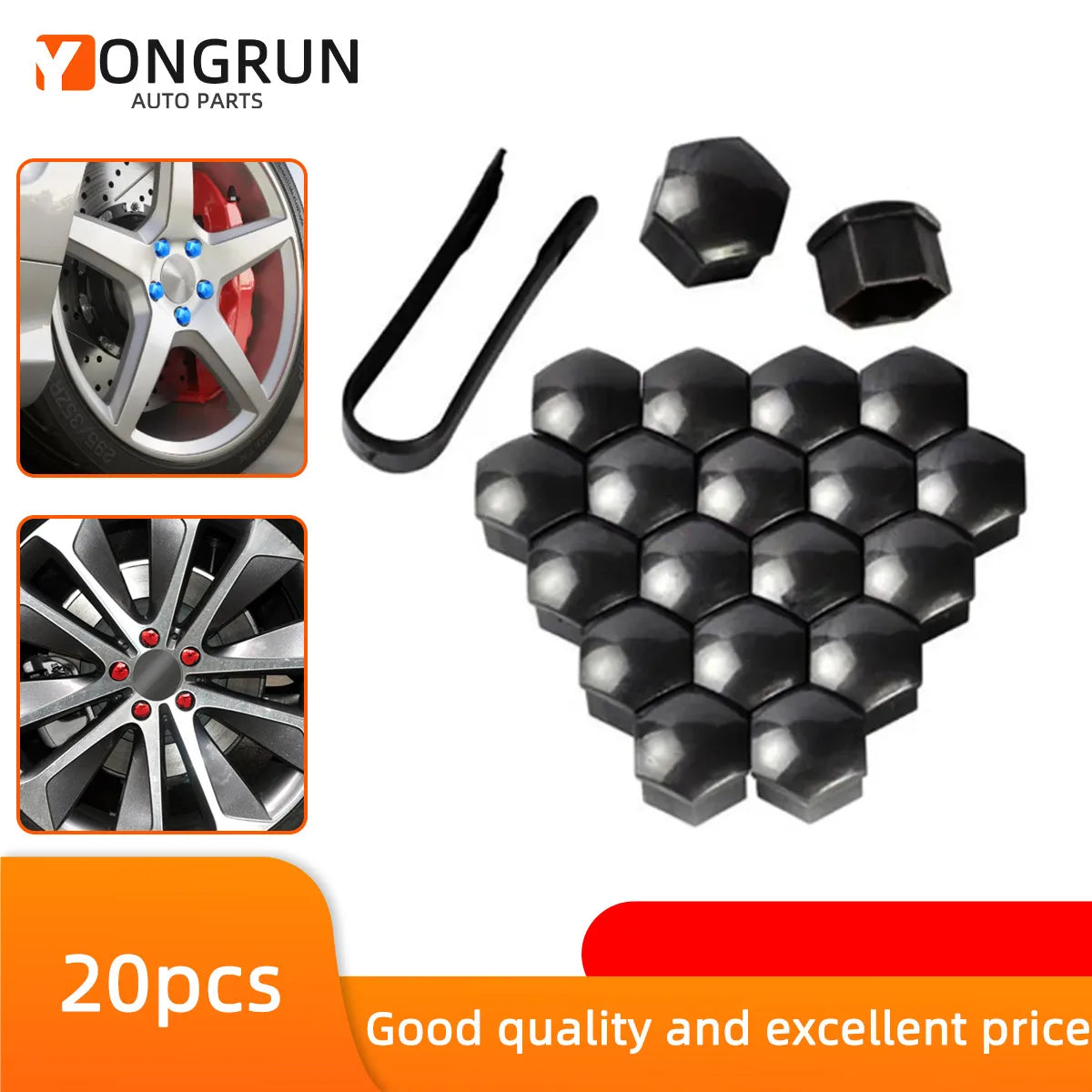Protective Car Wheel Nut Covers for Rim Bolt Dust Protection