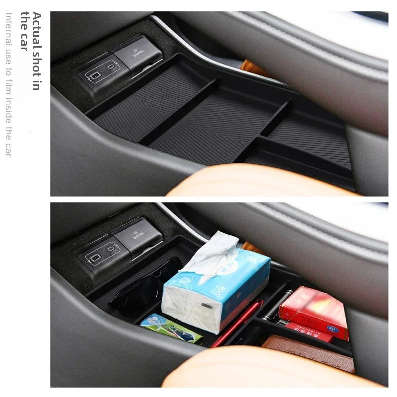 Center Console Lower Storage Tray for Xpeng G9 2022-2024 - 3