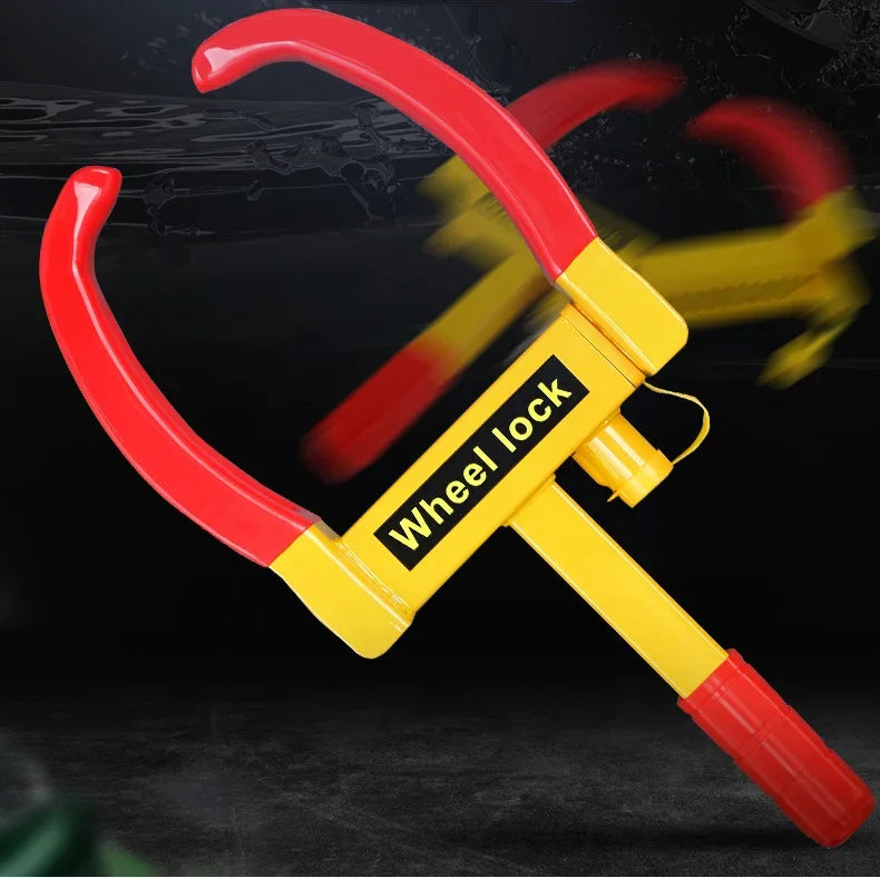Heavy Duty Anti-Theft Wheel Clamp Lock for Vehicles - 7