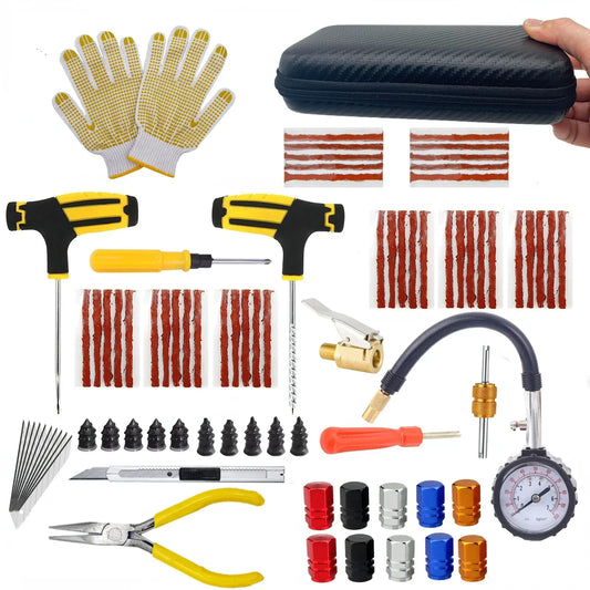 Emergency Tire Repair Kit for Cars and Motorcycles