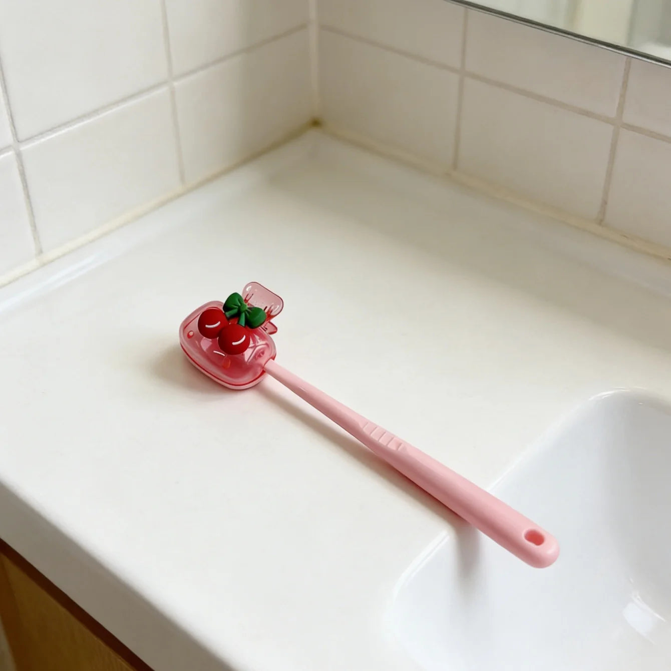 Cute Cherry Design Toothbrush Head Protective Cover - 8