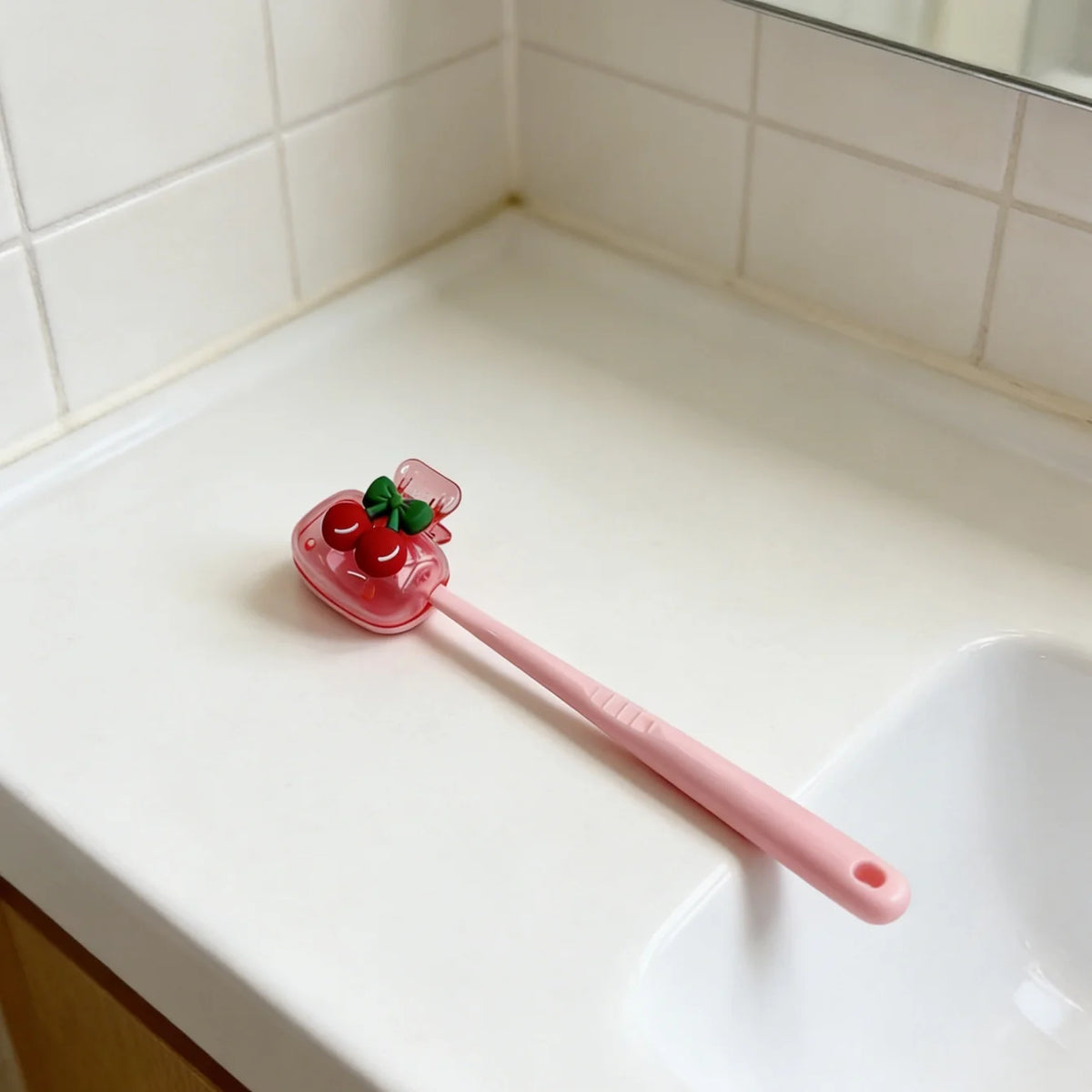 Cute Cherry Design Toothbrush Head Protective Cover