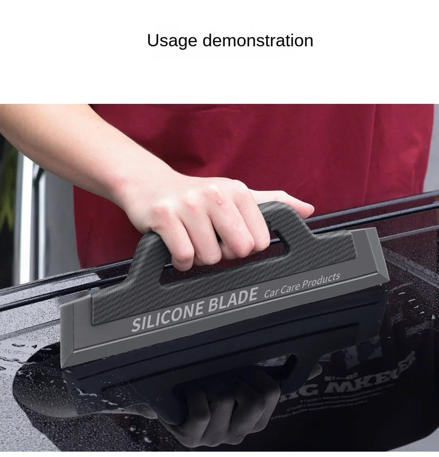 Non-Scratch Silicone Car Window Water Drying Squeegee - 15