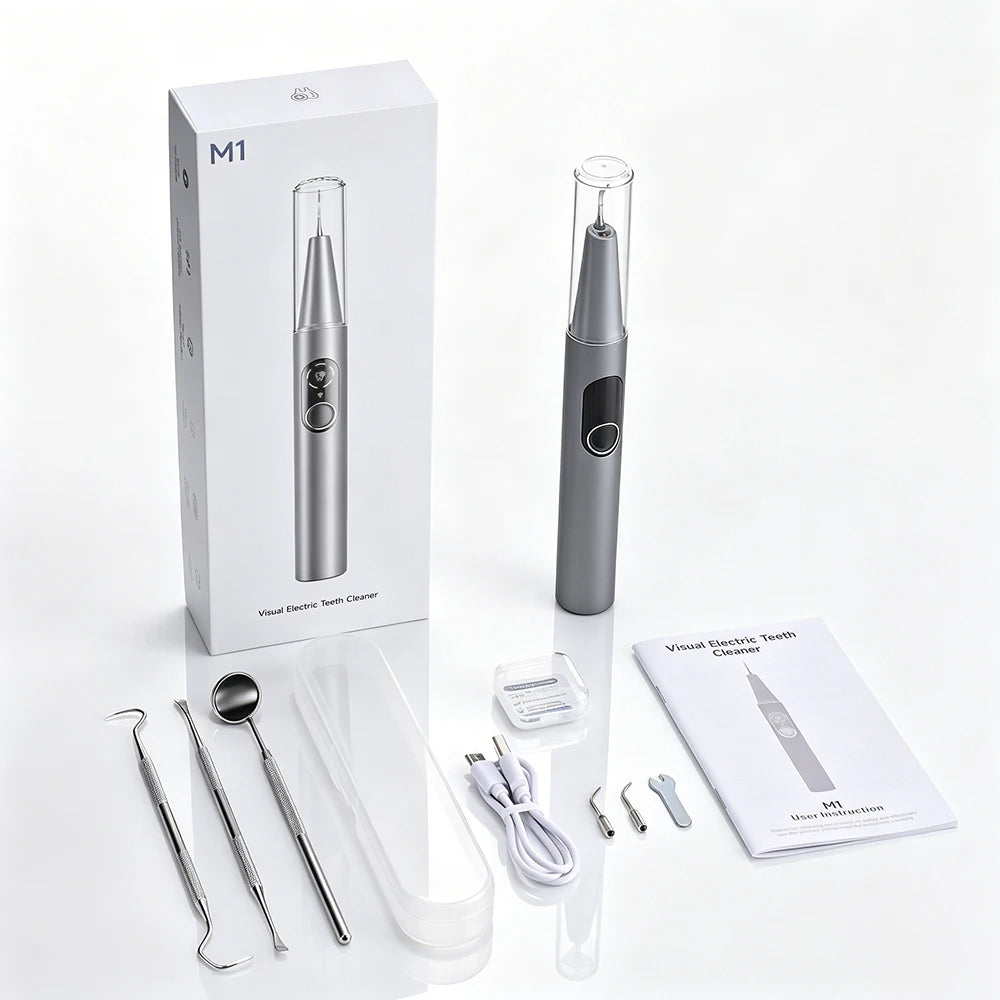 Visual Ultrasonic Dental Scaler with HD Camera for Teeth Cleaning