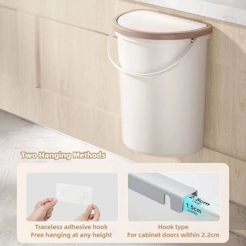 Wall-Mountable Trash Bin for RV, Camping, and Kitchen - 2