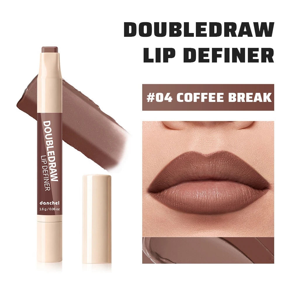 2-in-1 Matte Velvet Lip Liner and Hydrating Lip Gloss - 22