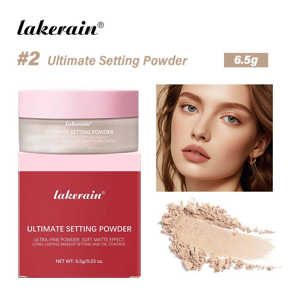 Matte Oil-Control Loose Setting Powder for Flawless Makeup