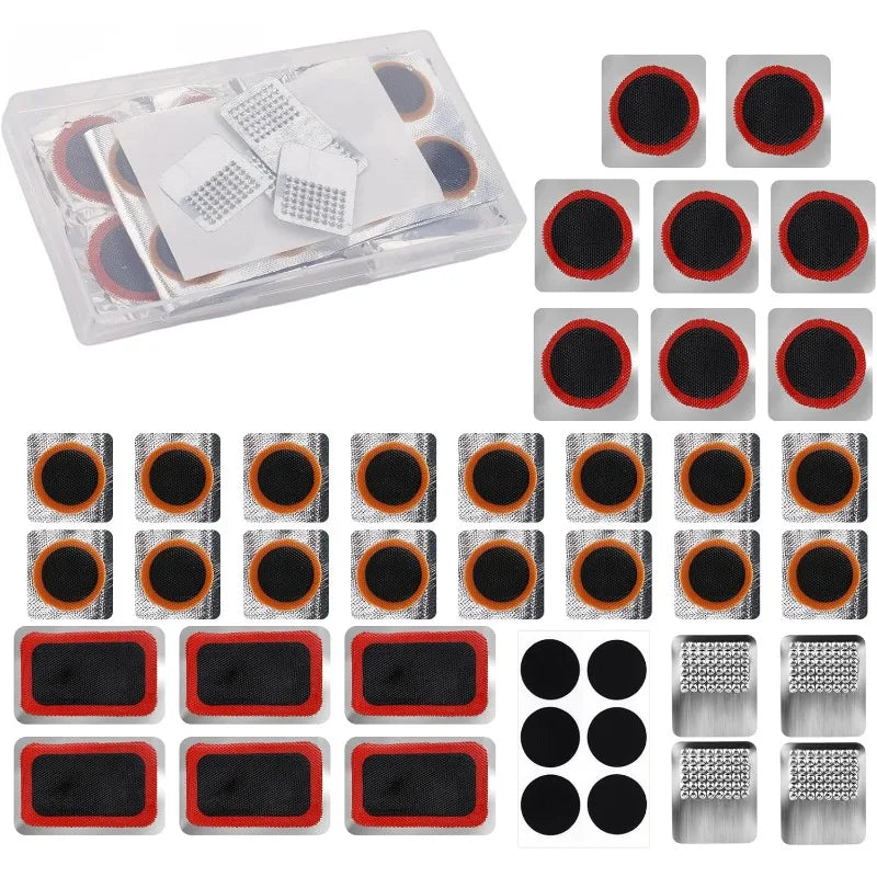Bicycle and Motorcycle Tire Puncture Repair Kit - 12