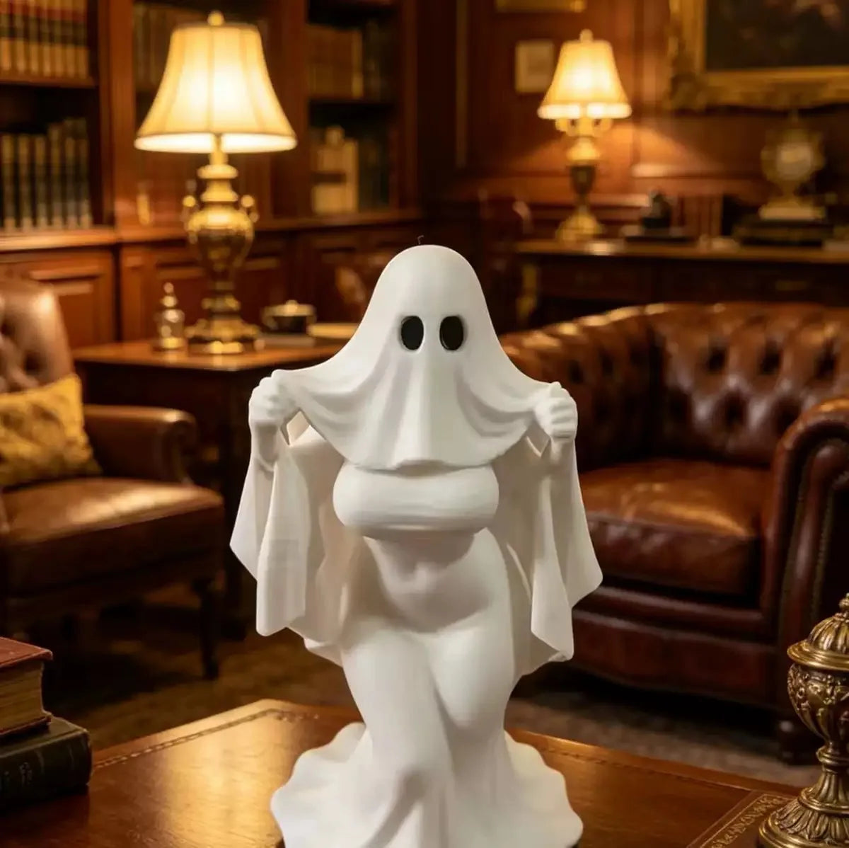 Halloween Ghost Lady Decorative Figurine
