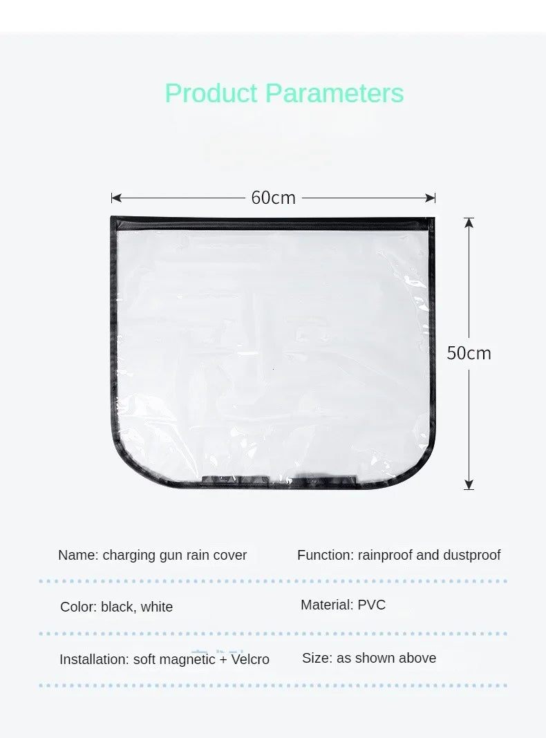 Magnetic EV Charging Port Rain and Dust Cover - 9